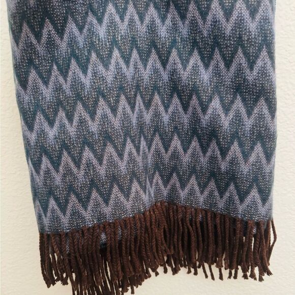 Other - Alpaca Wool Woven Chevron Throw Blanket